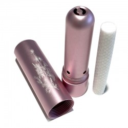 Inhalateur aluminium rose